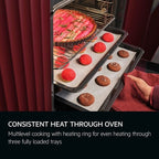 AEG 5000 Series GA5CB501AB Surround Cook with Steam Bake Electric Single Built in Oven with Retractable Dials Black
