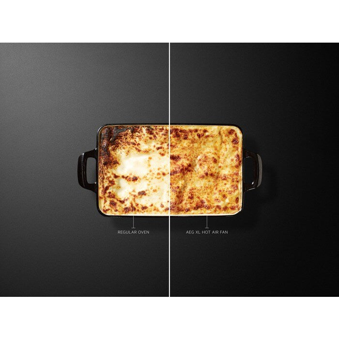 AEG 6000 Series BPE556060M Steam Bake Electric Single Built in Oven with Retractable Dials in Steinless Steel