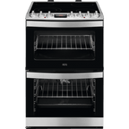 AEG CCB6740ACM SteamBake Ceramic Double Electric Cooker