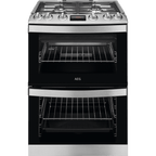 AEG CGB6130ACM Gas Cooker with Double Oven
