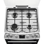 AEG CGX6130ACM 60cm Freestanding Gas Cooker with Double Oven in Stainless Steel