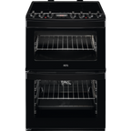 AEG CIB6742ACB Induction Electric Cooker with Double Oven Black