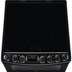 AEG CIB6742ACB Induction Electric Cooker with Double Oven Black