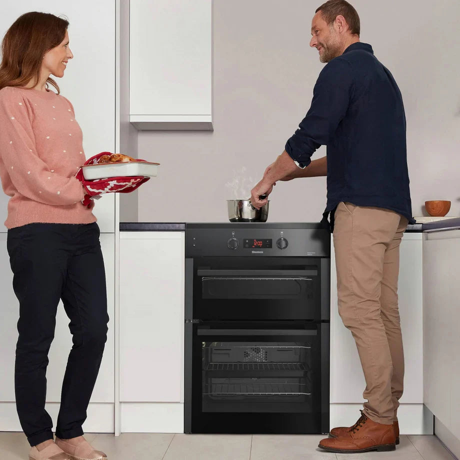 Blomberg HIN651N 60cm Electric Cooker Double Oven with Induction Hob