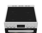 Blomberg HKRN651W 60cm Double Oven Electric Cooker with Vitroceramic Hob White